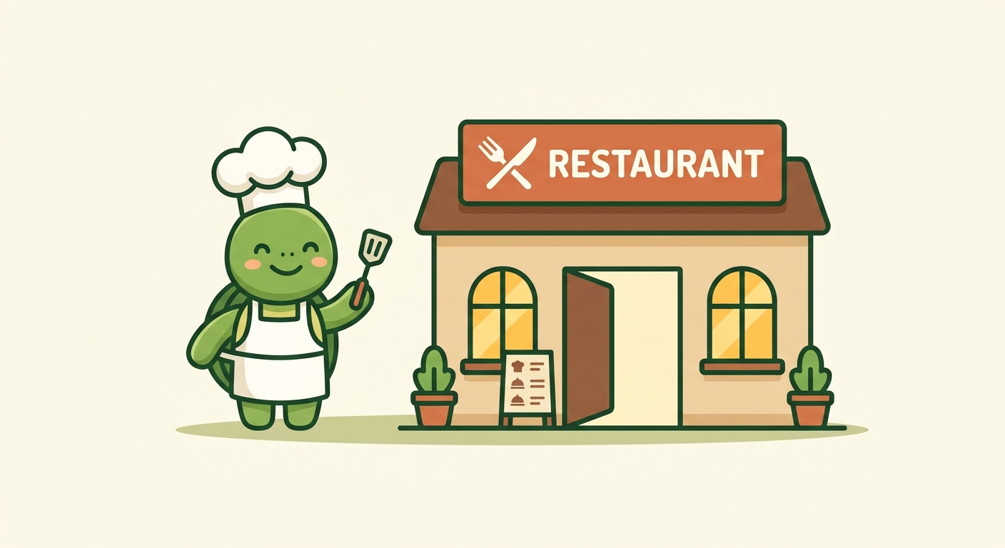 Vista de la app mostrando restaurantes disponibles